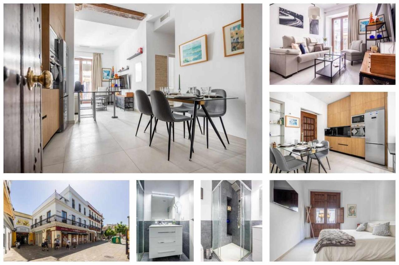 Comfy Away - Apartamento Exclusivo Mercado De Triana Con Balcon Sevilha Exterior foto